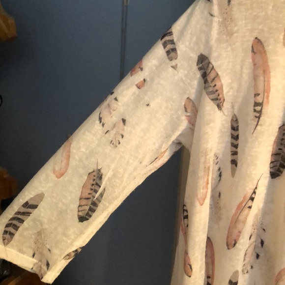 Agate 1x quarter sleeve see through tee - Picture 2 of 2